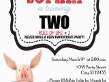 Olivia the Pig Birthday Invitations Olivia the Pig Birthday Digital Invitation Diy Digital