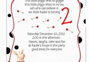 Olivia the Pig Birthday Invitations Olivia the Pig Children Birthday Invitation Customize for