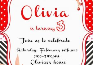 Olivia the Pig Birthday Invitations Olivia the Pig Invitation Party Personalized by