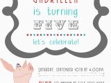 Olivia the Pig Birthday Invitations Sweet Bambinos Real Party Olivia the Pig Birthday Party