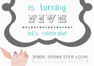 Olivia the Pig Birthday Invitations Sweet Bambinos Real Party Olivia the Pig Birthday Party