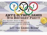 Olympic Birthday Party Invitations Dobber Blog 3 Amy 39 S 9th Birthday Party Olympics