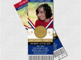 Olympic Birthday Party Invitations Lighting