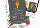 Olympic Birthday Party Invitations Olympic Party Invitation Olympic Party Invitation Printable