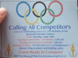 Olympic Birthday Party Invitations Olympic themed Birthday Party Pinterest Addict