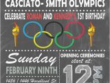 Olympic Birthday Party Invitations Olympic themed Invitation Digital or Printed Option