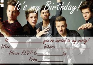 One Direction Birthday Invitations 40th Birthday Ideas One Direction Birthday Invitation