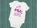 Onederful Birthday Girl I 39 M One Derful Onederful First Birthday Outfit 1st