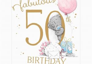 Online 50th Birthday Cards Fabulous 50th Large Me to You Bear Birthday Card A01ls122