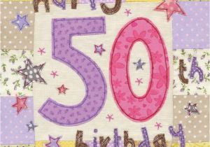 Online 50th Birthday Cards Happy 50th Birthday Card Large Luxury Birthday Card