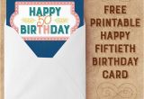 Online 50th Birthday Cards Salmon Navy Happy 50th Birthday Card Free Printables Online