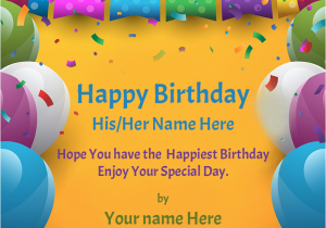 Online Birthday Card Maker with Name Online Birthday Greeting Card Maker with Name Festival
