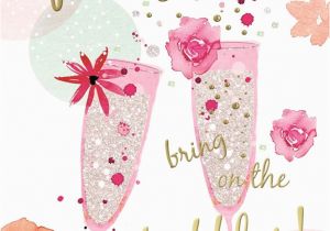 Online Birthday Cards for Best Friend Special Friend Birthday Card Pink Champagne Flutes