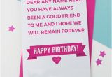 Online Birthday Cards for Best Friend Write Name On Image Online Picture Editor