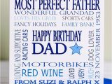 Online Birthday Cards for Dad Personalised Dad Birthday Card by Lisa Marie Designs