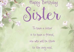 Online Birthday Cards for Sister Words Of Warmth Sister Birthday Card Garlanna Greeting Cards