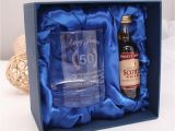 Online Birthday Gifts for Him In Usa Personalised Whiskey Glass Set for 50th Birthday by