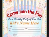 Online Birthday Invitations Templates Free 50 Printable Birthday Invitation Templates Sample Templates