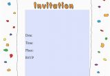 Online Birthday Invitations Templates Free 50 Printable Birthday Invitation Templates Sample Templates