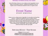 Online Birthday Invitations to Email Birthday Invitation Email Template 23 Free Psd Eps