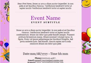 Online Birthday Invitations to Email Birthday Invitation Email Template 23 Free Psd Eps