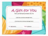 Online Gift Cards for Birthdays Birthday Gift Certificate Template Free Printables