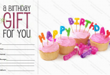 Online Gift Cards for Birthdays Celebration Birthday Gift Certificate Template