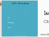 Online Gift Cards for Birthdays Free Birthday Gift Certificate Template