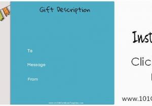 Online Gift Cards for Birthdays Free Birthday Gift Certificate Template