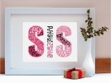 Online Gifts for Sister On Her Birthday Personalised Sister Gift Print by Afewhometruths