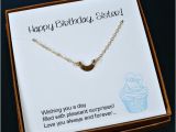 Online Gifts for Sister On Her Birthday Sister Birthday Gift Sister Necklace Sister Gift Ideas