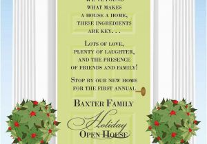 Open House Birthday Party Invitation Wording Christmas Open House Invitations Christmas Invitation