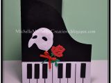 Opera Birthday Card Michellemybelle Creations Phantom Of the Opera Invites