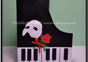Opera Birthday Card Michellemybelle Creations Phantom Of the Opera Invites
