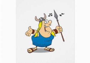 Opera Birthday Card Viking Opera Singer Greeting Cards Zazzle