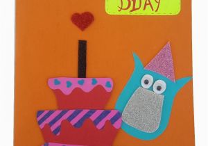 Order A Birthday Card Online Rmantra Handmade Birthday Card with Cake Buy Online at