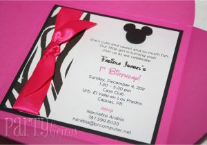 Order Birthday Invitations Online Fabulous Custom order Minnie Mouse Invitations by Rustic