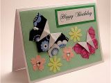 Origami for Birthday Cards origami butterfly Birthday Card Flickr Photo Sharing