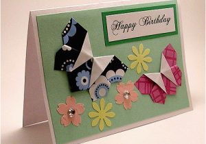 Origami for Birthday Cards origami butterfly Birthday Card Flickr Photo Sharing