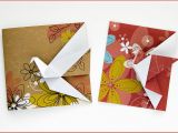 Origami for Birthday Cards origami Greeting Cards Crane Greeting Card by Didier