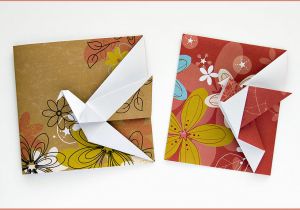 Origami for Birthday Cards origami Greeting Cards Crane Greeting Card by Didier