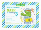 Oscar the Grouch Birthday Invitations Karate Birthday Cards Greeting Photo Cards Zazzle