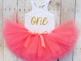Outfits for 1 Year Old Birthday Girl One Year Old Girl Birthday Outfit First Birthday Girl