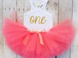 Outfits for 1 Year Old Birthday Girl One Year Old Girl Birthday Outfit First Birthday Girl