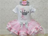 Outfits for First Birthday Girl Princess Birthday Outfit Pink Girls First Birthday Tutu