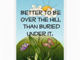 Over the Hill Birthday Gifts for Him Over the Hill Birthday Card Zazzle