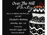 Over the Hill Birthday Invitation Templates Over the Hill Birthday Invitations Bagvania Free