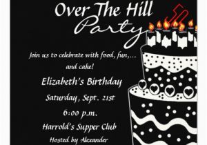 Over the Hill Birthday Invitation Templates Over the Hill Birthday Invitations Bagvania Free