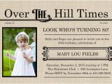 Over the Hill Birthday Invitation Templates Over the Hill Birthday Invitations Bagvania Free