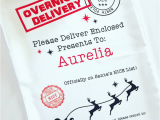 Overnight Birthday Card Delivery Overnight Delivery Personalised Santa Sack Ym